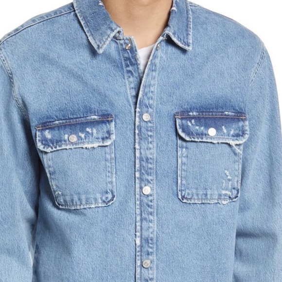 Frame Men’s denim shirt jacket - Picture 9 of 16